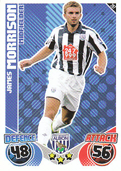 James Morrison West Bromwich Albion 2010/11 Topps Match Attax #297